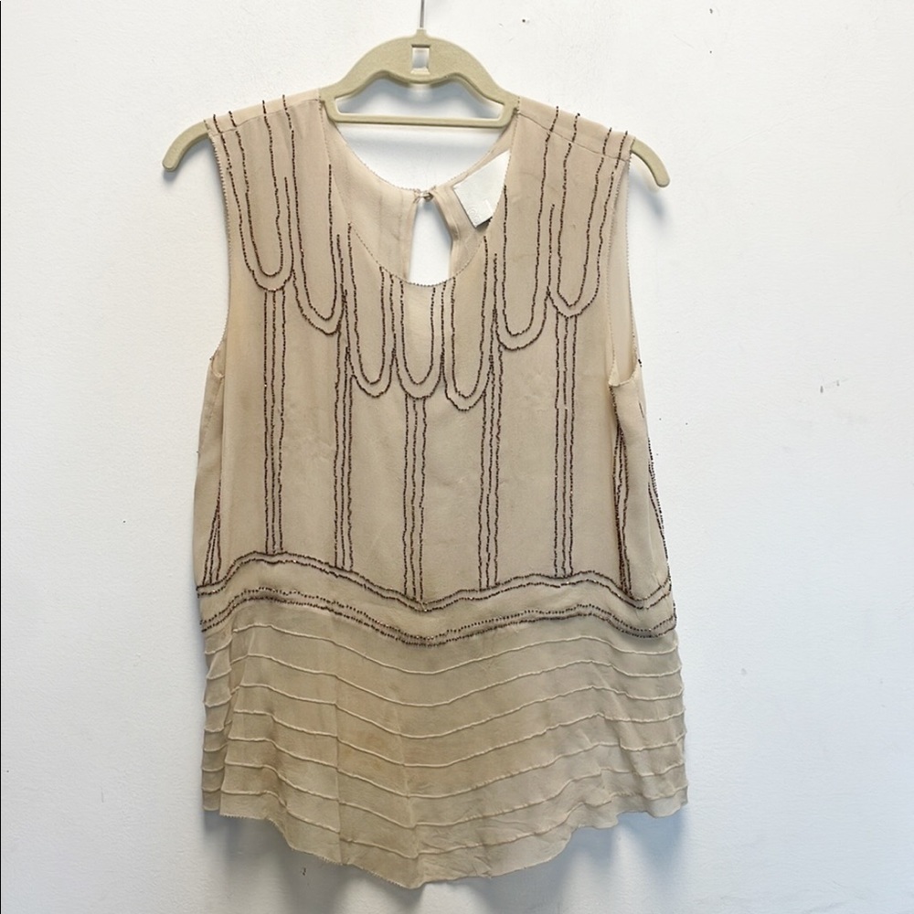 Phillip Lim silk beaded top